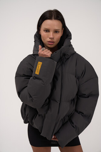 Пуховик ZNY HOODED Grey фото 13