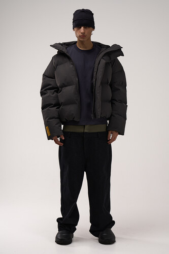 Пуховик ZNY HOODED Grey фото 16