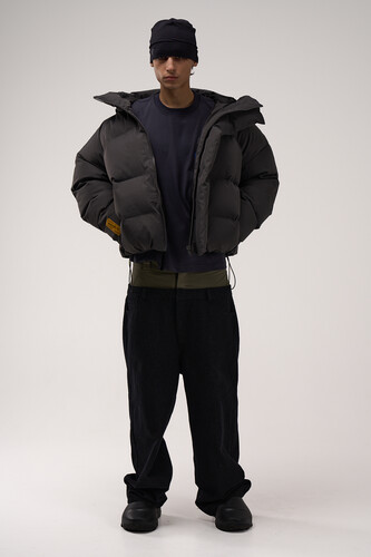 Пуховик ZNY HOODED Grey фото 17