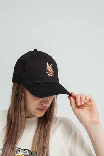 Бейсболка ЗАПОРОЖЕЦ Ovcharka Trucker Black фото 4
