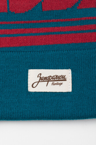 Шапка ЗАПОРОЖЕЦ Dobro Mult Pumpon/Добро Мульт Помпон Navy/Red фото 9