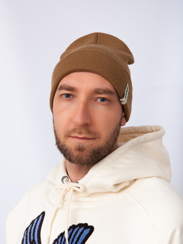 Шапка TRUESPIN Basic Beanie Chocolate фото 13