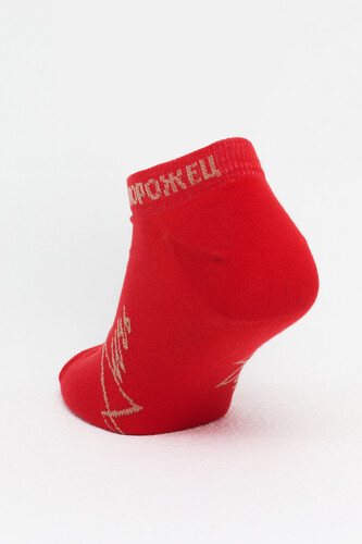 Носки ЗАПОРОЖЕЦ Дичь Каллиграфия короткие Красный фото 5