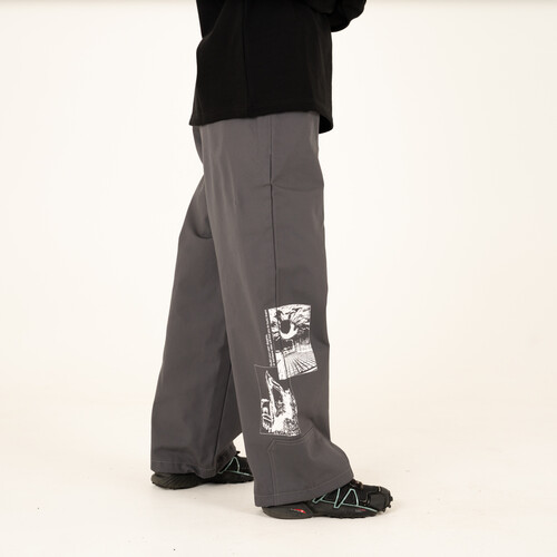 Штаны LARRY REGULAR FIT Industrial Print Grey фото 18