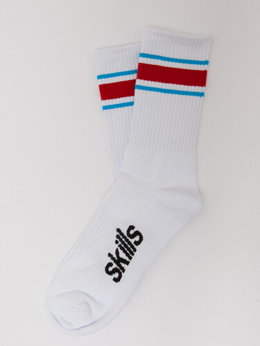 Носки махровые SKILLS Lines White/Red фото 6