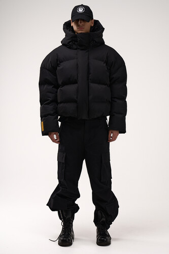 Пуховик ZNY HOODED Black фото 10