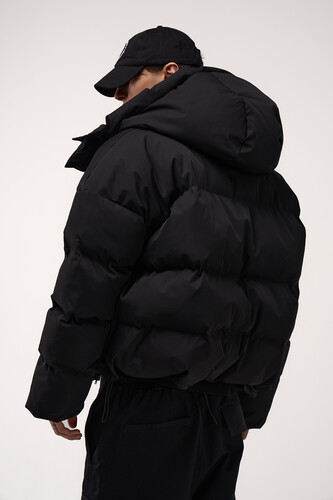 Пуховик ZNY HOODED Black фото 11