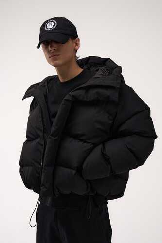 Пуховик ZNY HOODED Black фото 12