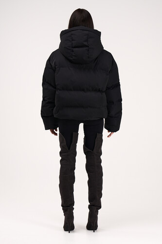 Пуховик ZNY HOODED Black фото 10