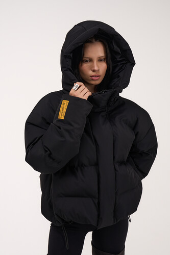 Пуховик ZNY HOODED Black фото 11