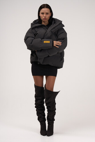 Пуховик ZNY HOODED Grey фото 18