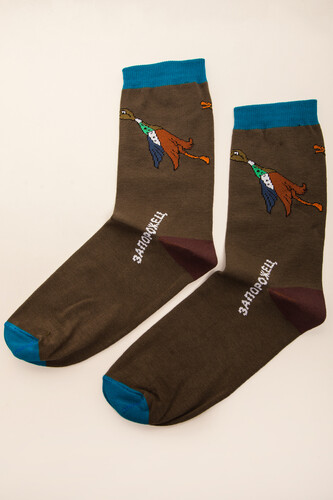 Носки ЗАПОРОЖЕЦ Утка Большая Хаки фото 9