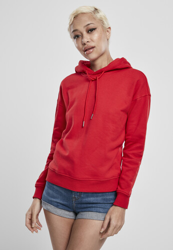Толстовка URBAN CLASSICS Ladies Hoody Fire Red фото 6