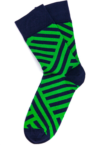 Носки BURNING HEELS Диагональ Синий фото 5