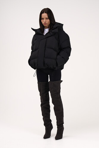 Пуховик ZNY HOODED Black фото 16