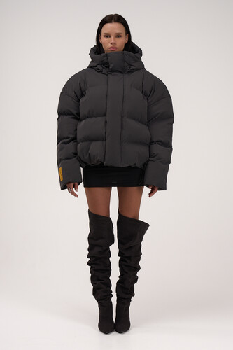 Пуховик ZNY HOODED Grey фото 11