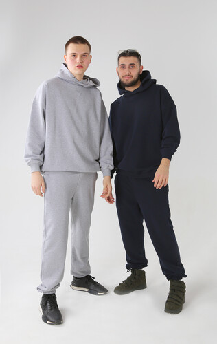 Джоггеры NICE TWICE Серый Меланж фото 20