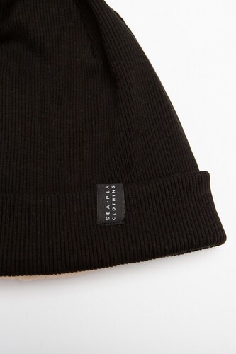 Шапка SEA-PEA СLOTHING Two (с флисом) Черный фото 12