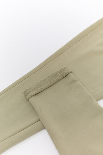 Брюки SEA-PEA СLOTHING зауженные (женские) Пыльный Зеленый фото 9