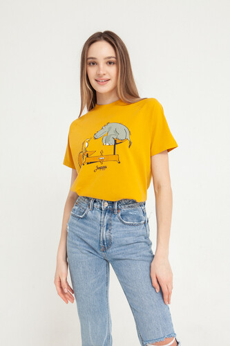 Футболка ЗАПОРОЖЕЦ Vesy Yellow фото 11