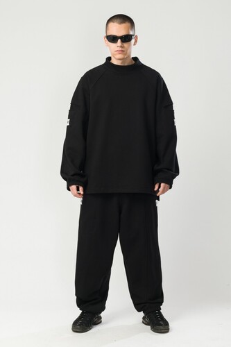 Мужская толстовка CODERED Sleevecognito Черный/Черный фото 9