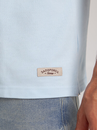 Поло ЗАПОРОЖЕЦ Ditch Polo Light Blue фото 15