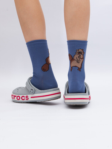 Носки ЗАПОРОЖЕЦ Бобры Светлый Джинс фото 37