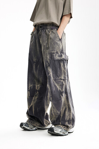 Брюки Truespin TIE-DYE Серо-Голубой фото 10