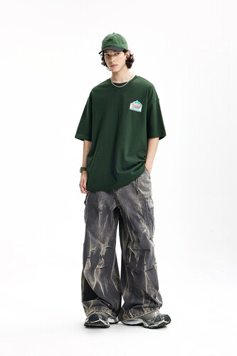 Брюки Truespin TIE-DYE Серо-Голубой фото 11