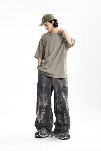 Брюки Truespin TIE-DYE Серо-Голубой фото 12