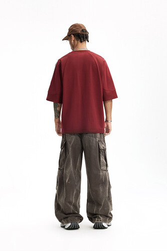 Брюки Truespin TIE-DYE Серо-Коричневый фото 6