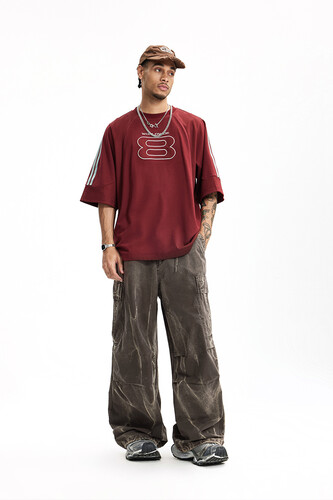 Брюки Truespin TIE-DYE Серо-Коричневый фото 7