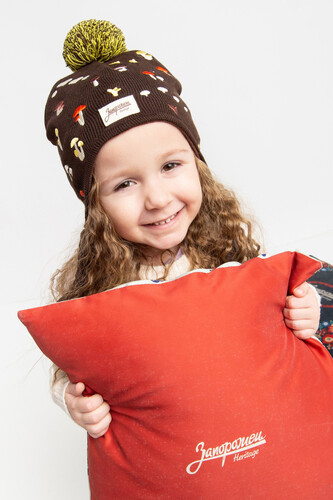 Шапка ЗАПОРОЖЕЦ Gribochki s kosichkami (детская) Brown фото 17