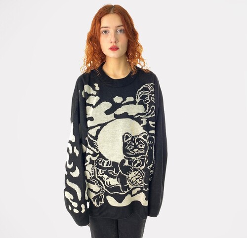 Джемпер КРЕПОСТЬ Maneki Черный фото 6