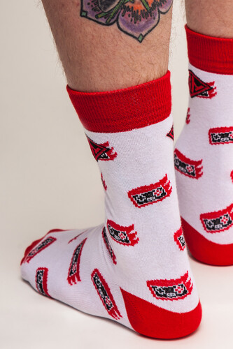 Носки ЗАПОРОЖЕЦ Джойстики Белый фото 10