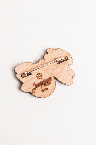 Значок ЗАПОРОЖЕЦ х WAF-WAF Надпись и Мяч фото 4