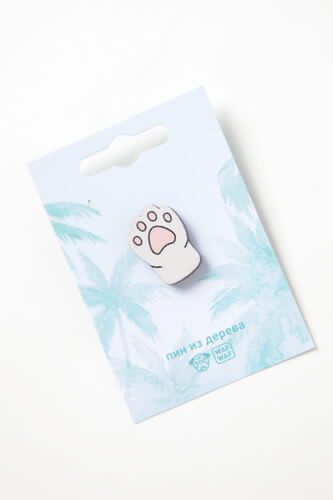 Пин деревянный WAF-WAF Лапки Коти фото 5