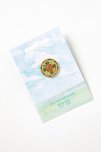 Пин металлический WAF-WAF Календарь ацтеков фото 5