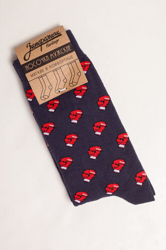 Носки ЗАПОРОЖЕЦ Бокс Темно-Серый фото 5