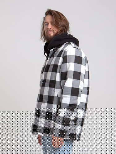 Куртка ЗАПОРОЖЕЦ Kletka Black/Grey фото 14