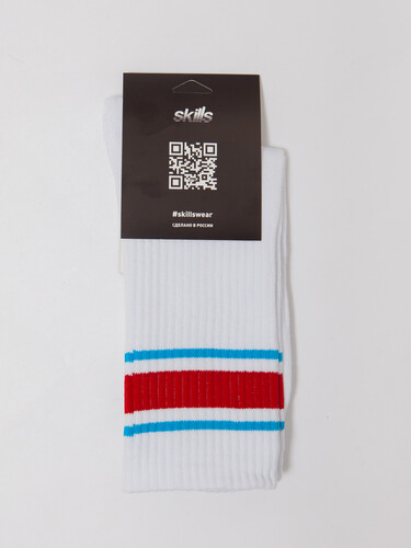 Носки махровые SKILLS Lines White/Red фото 10