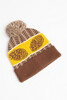 Шапка ЗАПОРОЖЕЦ Shishki Pumpon/Шишки Помпон Brown/Yellow фото 5