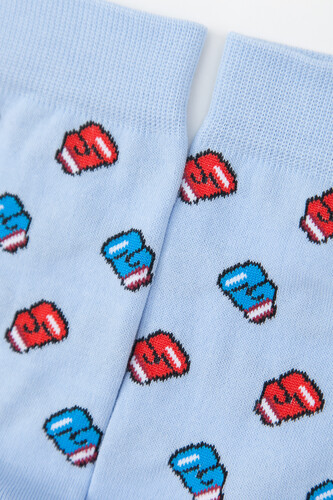 Носки ЗАПОРОЖЕЦ Бокс Светло-Голубой фото 10