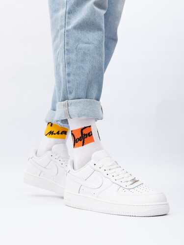 Носки ЗАПОРОЖЕЦ Сила Добро Белый фото 18