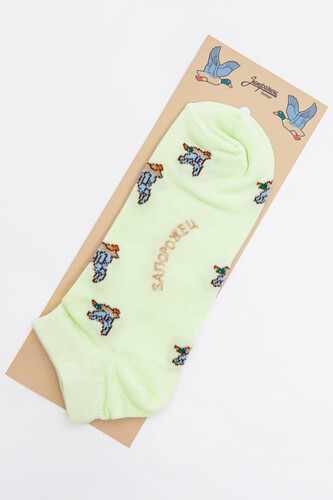 Носки ЗАПОРОЖЕЦ Дичь Классика короткие Бледно-Оливковый фото 4