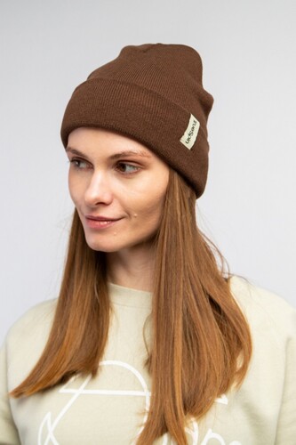 Шапка TRUESPIN Basic Beanie Chocolate фото 8