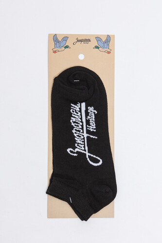 Носки ЗАПОРОЖЕЦ Лого короткие Черный фото 3