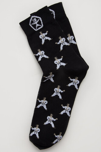 Носки ЗАПОРОЖЕЦ Каратисты Черный фото 5