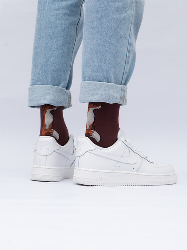 Носки ЗАПОРОЖЕЦ Лиса Коричневый фото 14