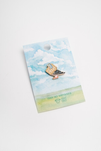 Пин металлический WAF-WAF Голубь фото 5